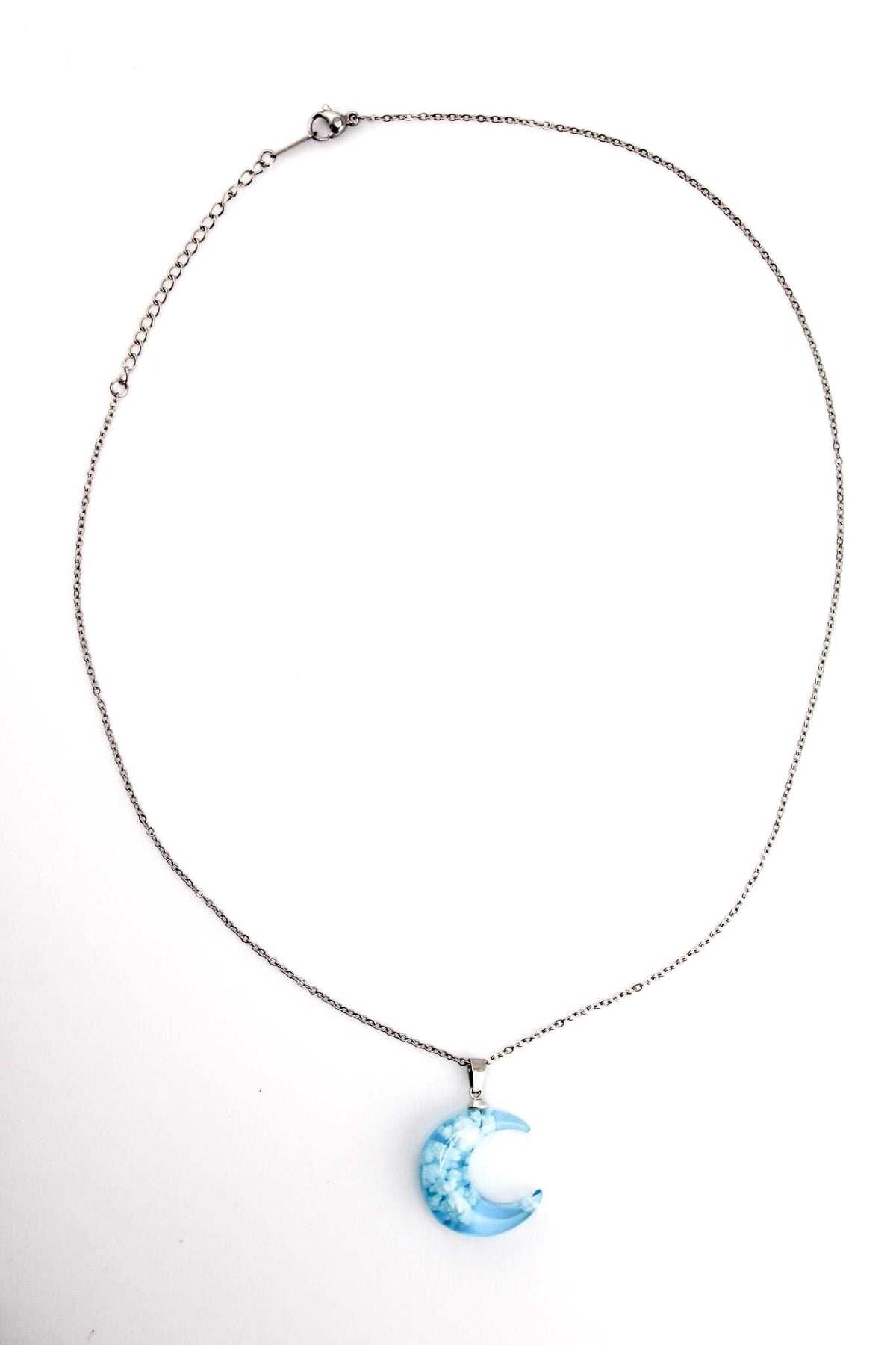Acrylic Cloud, Moon, Globe Pendant Necklace: Whimsical Daily Wear Jewelry