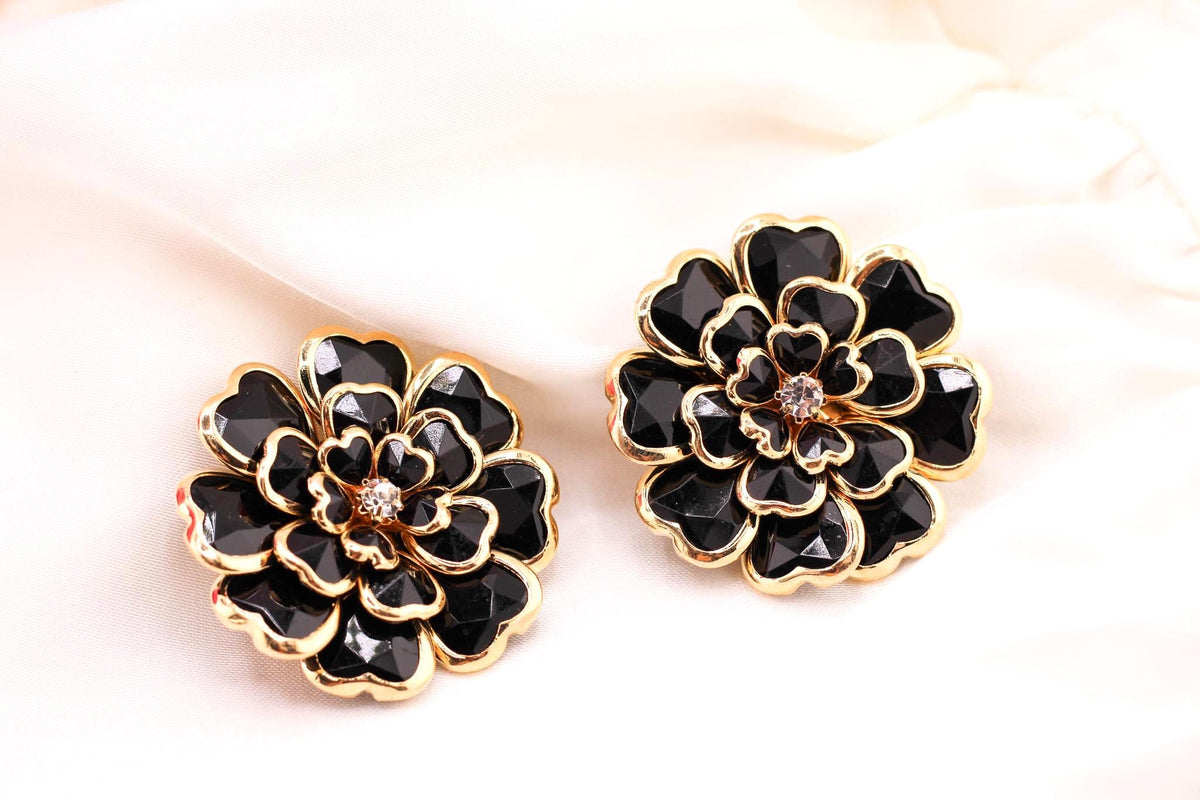 Luxury Crystal Floral Button Covers /Chic Shirt Cuff Accents for Women/ Elegant Button Cover Cufflinks/Stylish Shirt Accessories Gift