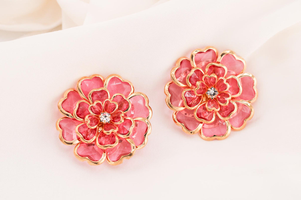 Luxury Crystal Floral Button Covers /Chic Shirt Cuff Accents for Women/ Elegant Button Cover Cufflinks/Stylish Shirt Accessories Gift