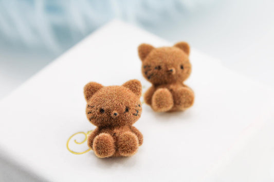 Cute Cat Earrings/925 Silver Needle/Girls’ Daily Casual Jewelry Gift/Gift for Her