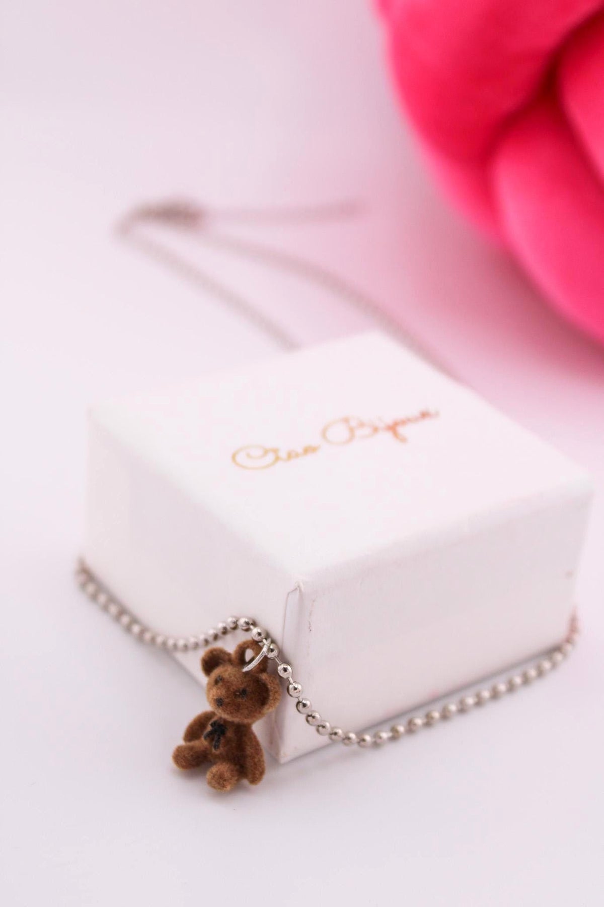 Teddy Bear Pendant Necklace: Harajuku Style, Personalized Jewelry Gift