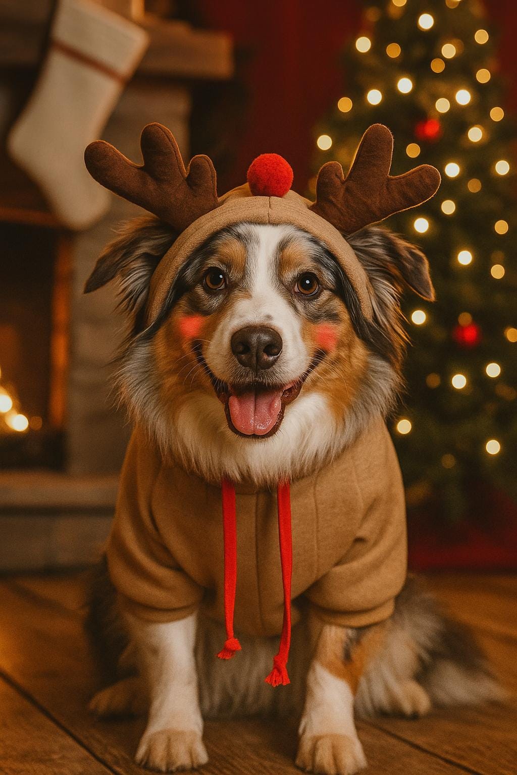 Cute Pet Hoodies, Dog & Cat Sweatshirts/Small Medium Cat Clothes/ Christmas Outfit/ New Year Costume/Winter Puppy Jacket/ Kitty Apparel