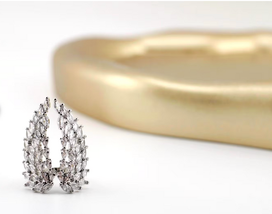 Sterling Silver Angel Wings Ring for Women