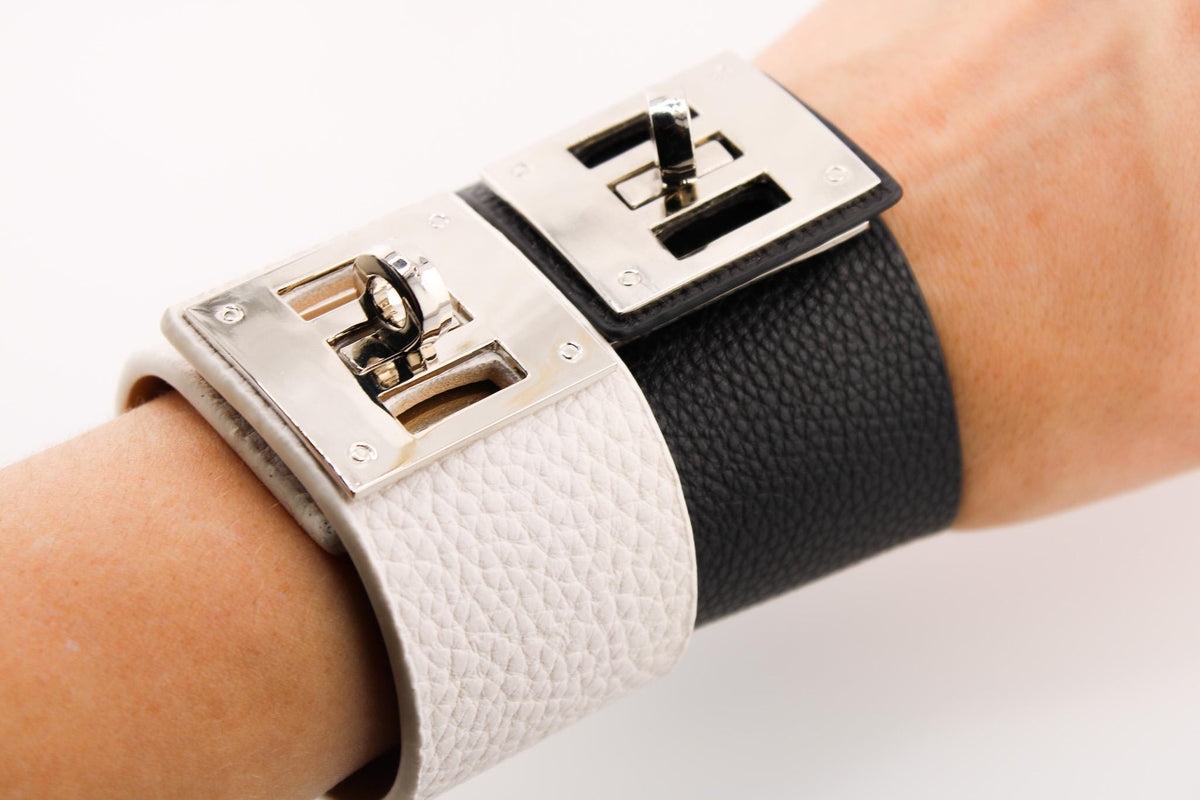 Classic Wide Leather Bracelet/Simple Chunky Wrap Bracelet for Women/Party & Nightclub Fashion Bangle with Charms/Gift for Her