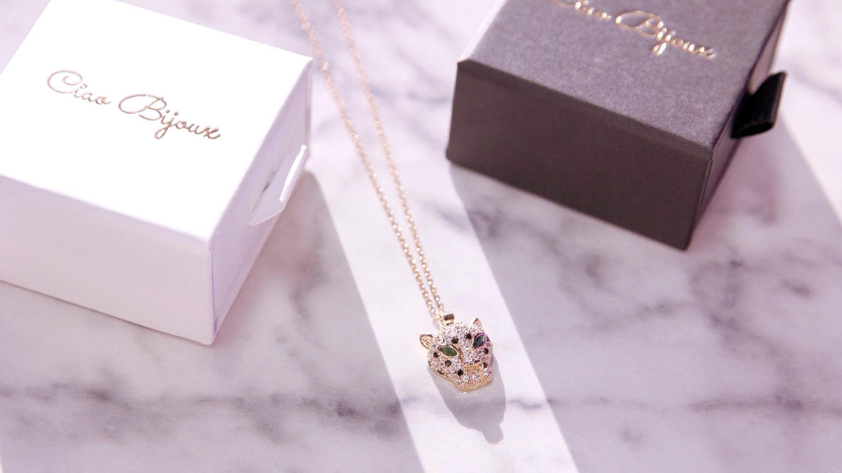 Tiny Panther Gold Necklace/Best Gift/Feline Necklace/Fashion Necklace/Fashion Necklace/Gold Filled Necklace/Gift For Best Friends