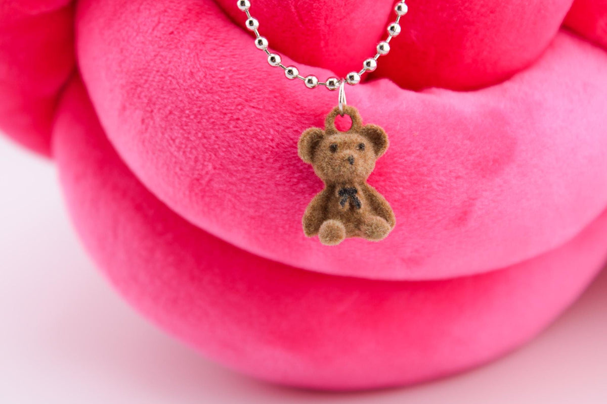 Teddy Bear Pendant Necklace: Harajuku Style, Personalized Jewelry Gift